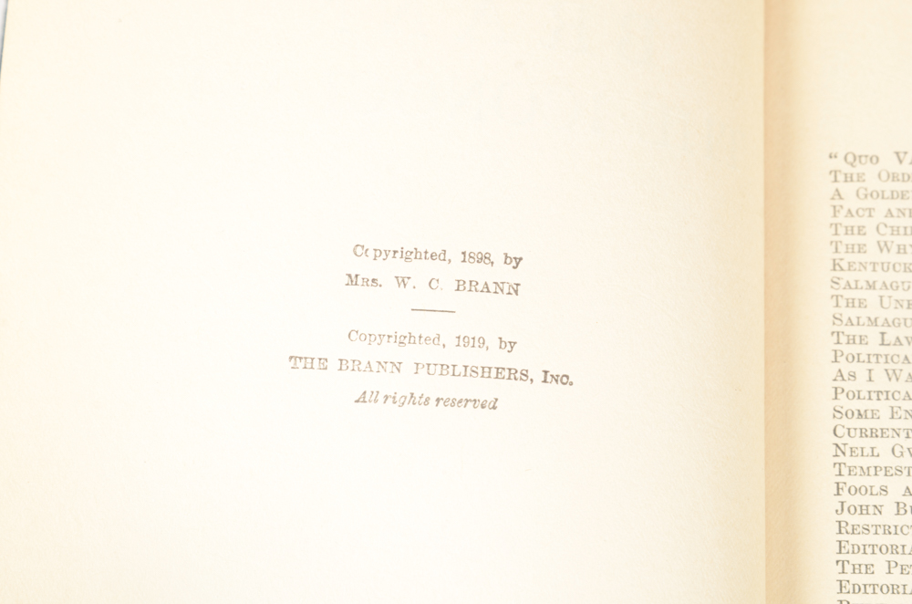 Collection of Works by John L. Stoddard, Honoré De Balzac and William Cowper Brann