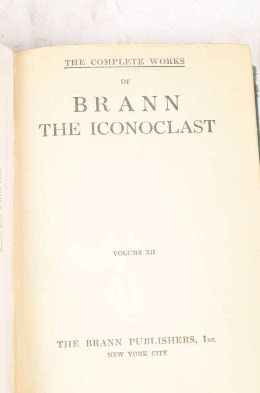 Collection of Works by John L. Stoddard, Honoré De Balzac and William Cowper Brann