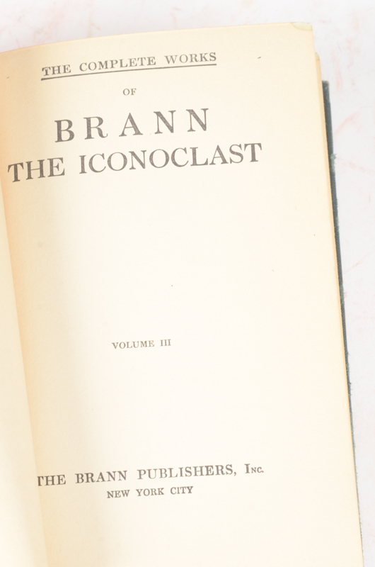 Collection of Works by John L. Stoddard, Honoré De Balzac and William Cowper Brann