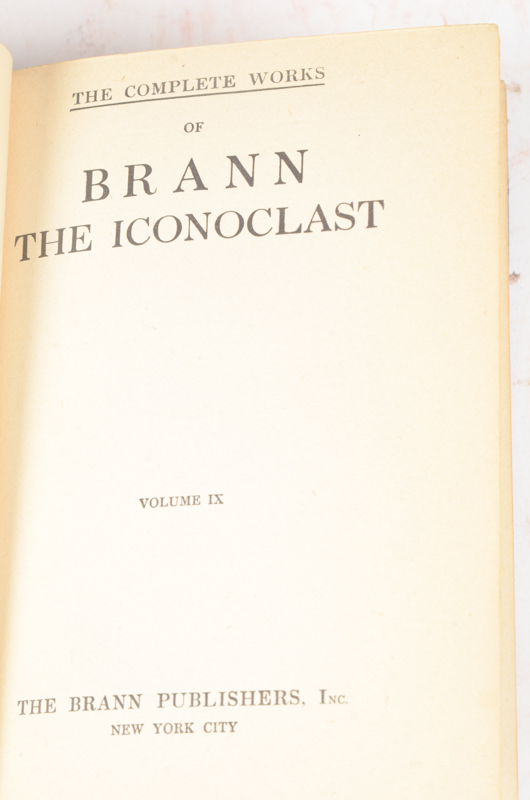 Collection of Works by John L. Stoddard, Honoré De Balzac and William Cowper Brann