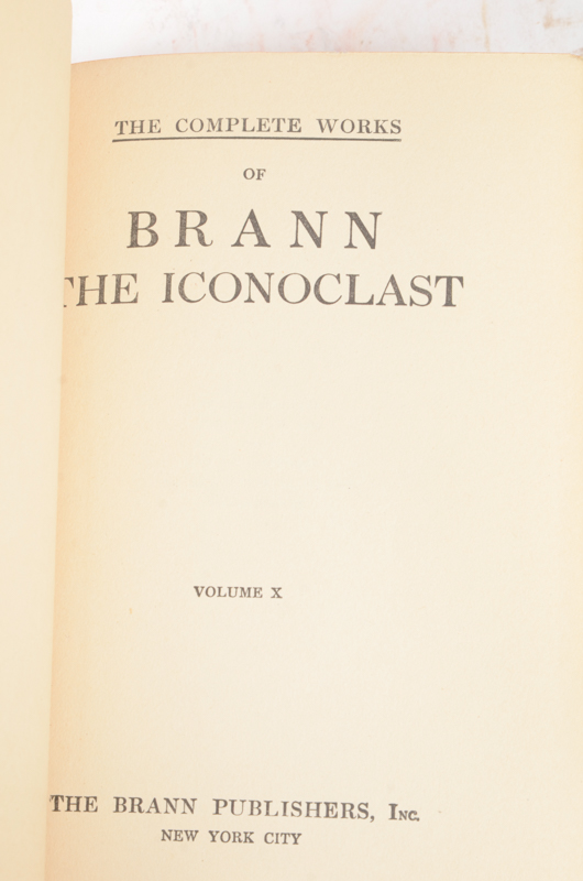 Collection of Works by John L. Stoddard, Honoré De Balzac and William Cowper Brann