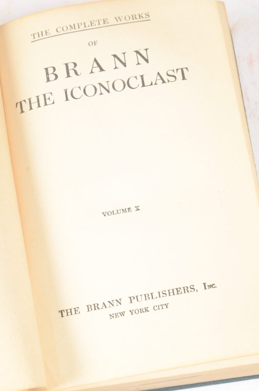 Collection of Works by John L. Stoddard, Honoré De Balzac and William Cowper Brann