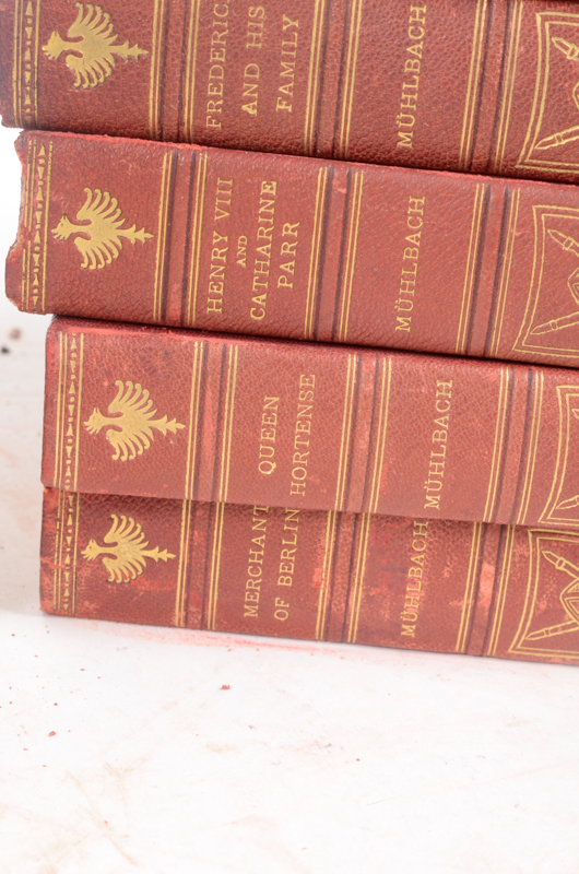 1899-1900 Sixteen Volume Set of Luise Mühlbach Historical Fiction Books