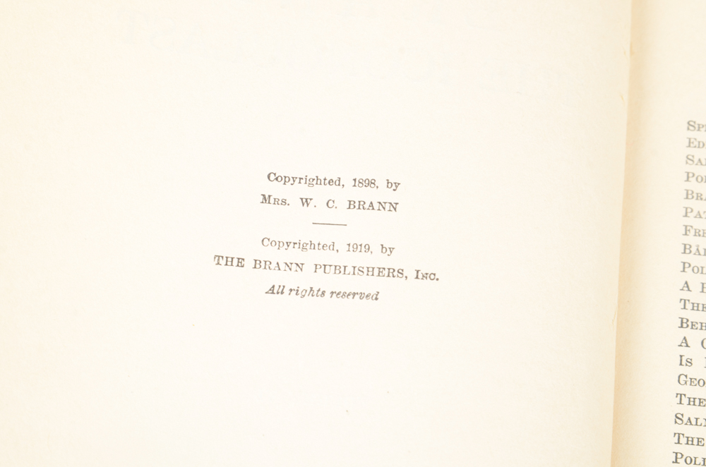 Collection of Works by John L. Stoddard, Honoré De Balzac and William Cowper Brann