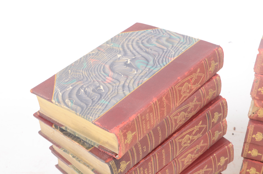 1899-1900 Sixteen Volume Set of Luise Mühlbach Historical Fiction Books