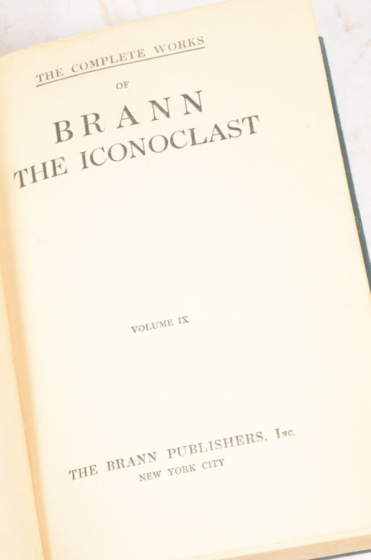 Collection of Works by John L. Stoddard, Honoré De Balzac and William Cowper Brann