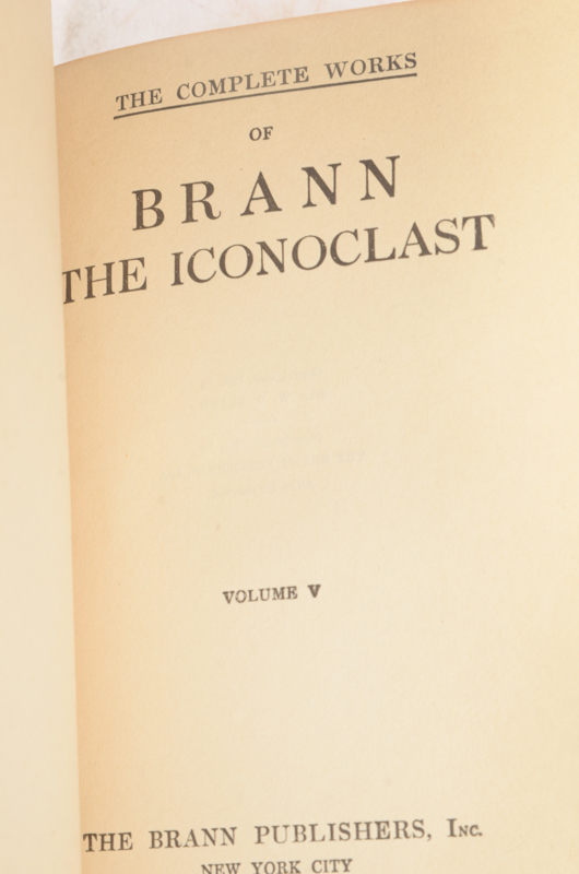 Collection of Works by John L. Stoddard, Honoré De Balzac and William Cowper Brann