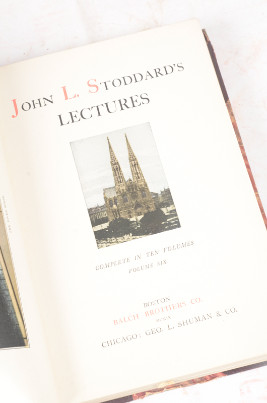 Collection of Works by John L. Stoddard, Honoré De Balzac and William Cowper Brann