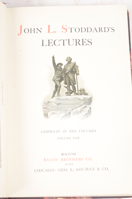 Collection of Works by John L. Stoddard, Honoré De Balzac and William Cowper Brann