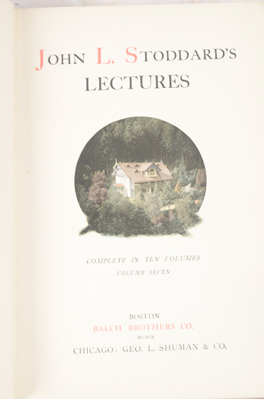 Collection of Works by John L. Stoddard, Honoré De Balzac and William Cowper Brann