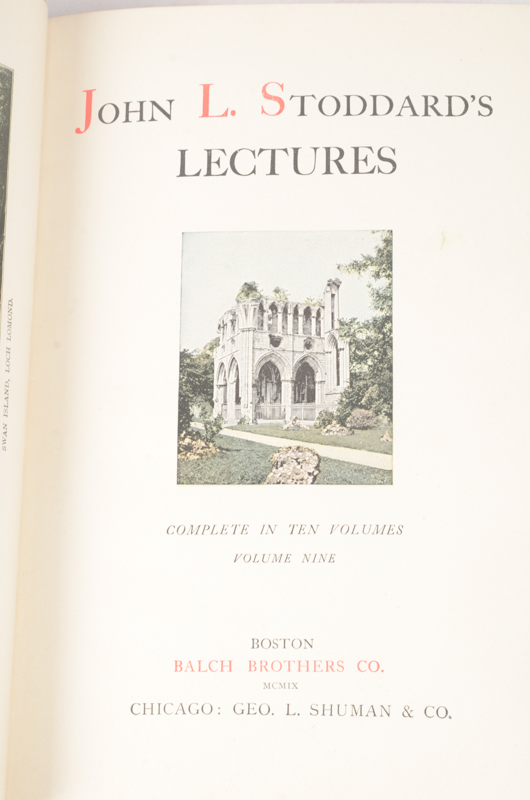 Collection of Works by John L. Stoddard, Honoré De Balzac and William Cowper Brann