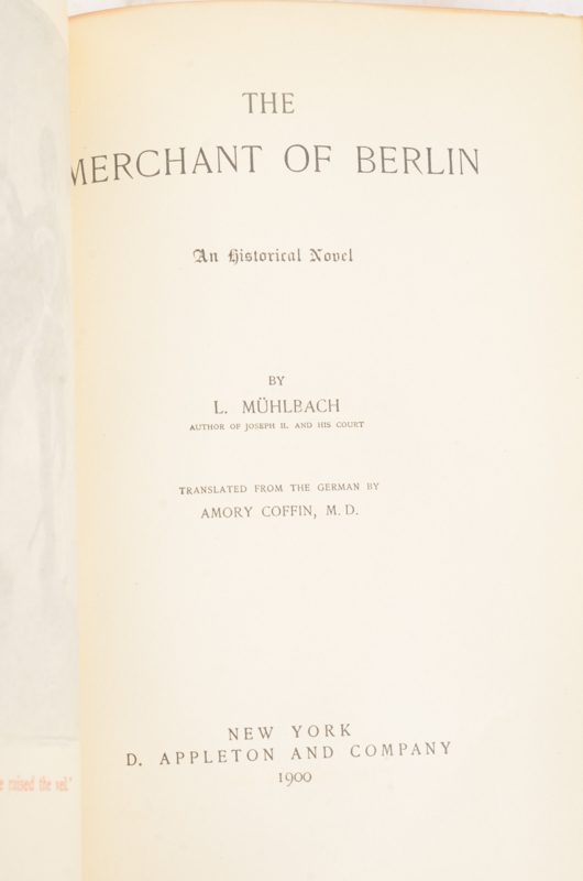 1899-1900 Sixteen Volume Set of Luise Mühlbach Historical Fiction Books