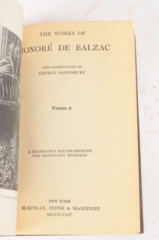 Collection of Works by John L. Stoddard, Honoré De Balzac and William Cowper Brann