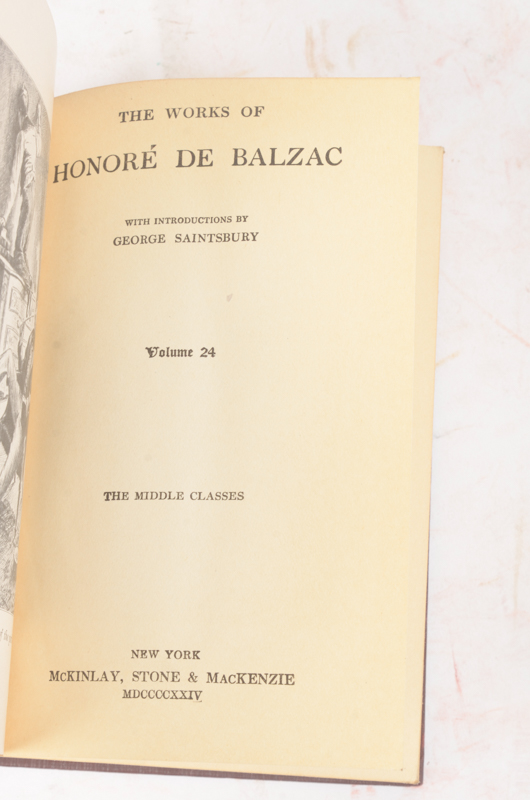 Collection of Works by John L. Stoddard, Honoré De Balzac and William Cowper Brann