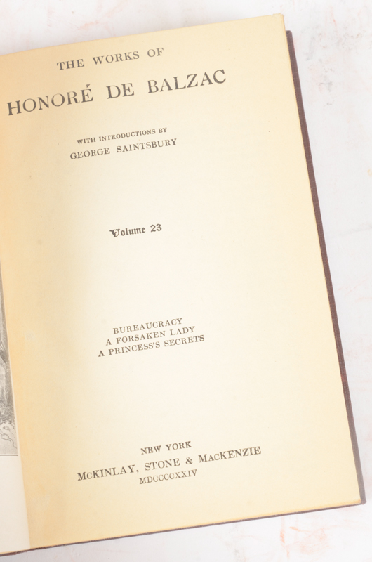 Collection of Works by John L. Stoddard, Honoré De Balzac and William Cowper Brann