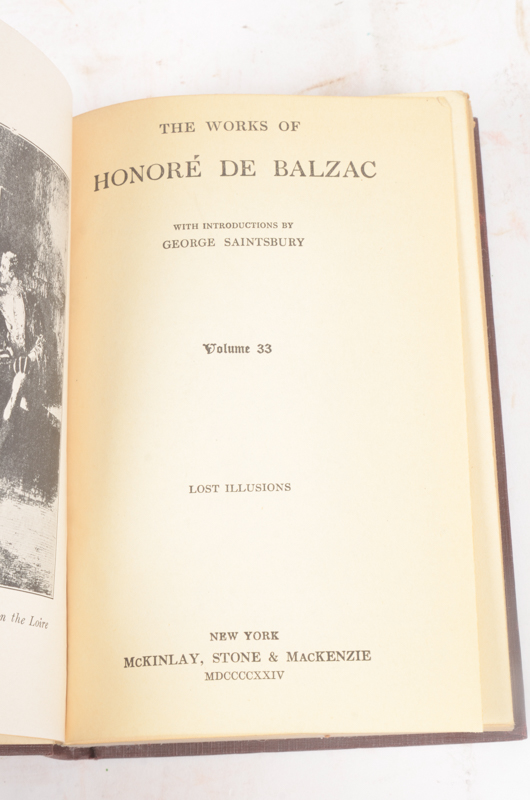 Collection of Works by John L. Stoddard, Honoré De Balzac and William Cowper Brann