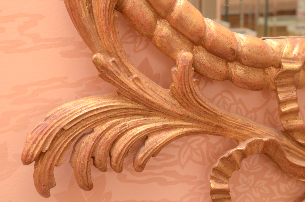 Baroque Style Gilded Wall Mirror