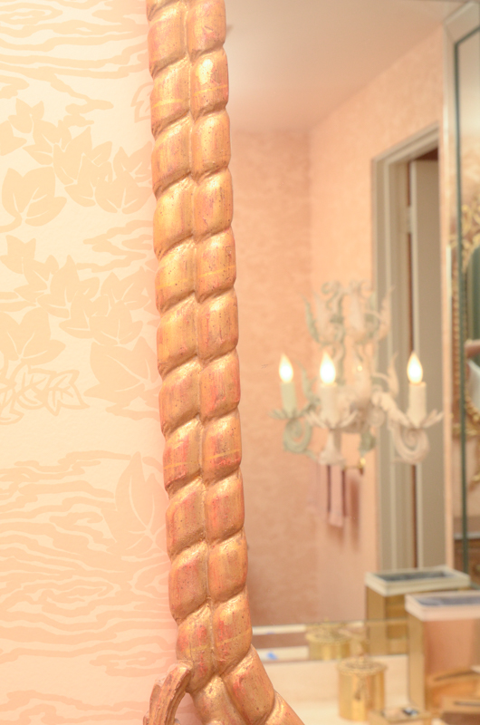 Baroque Style Gilded Wall Mirror