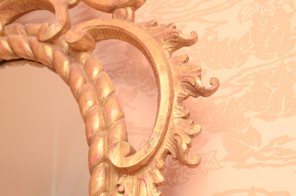 Baroque Style Gilded Wall Mirror