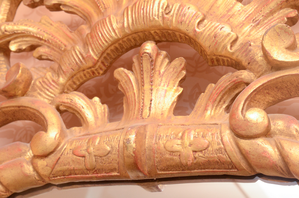 Baroque Style Gilded Wall Mirror
