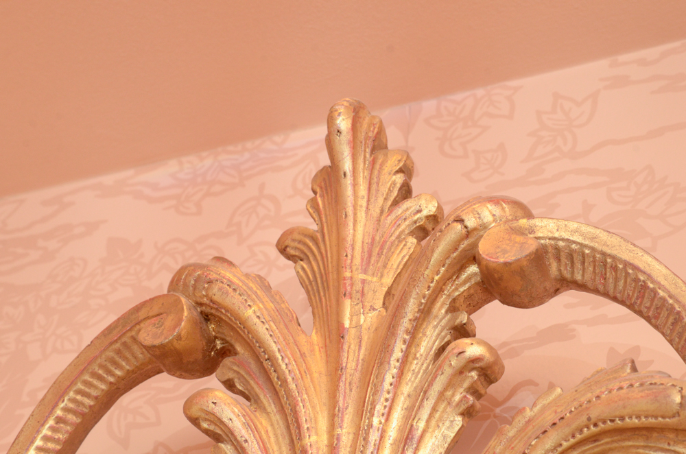 Baroque Style Gilded Wall Mirror