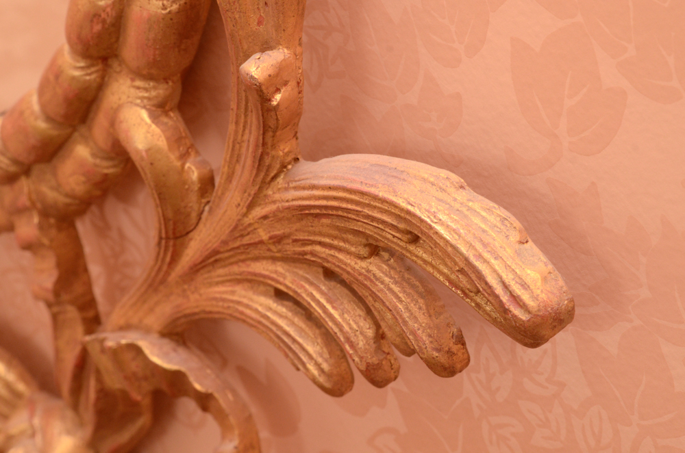Baroque Style Gilded Wall Mirror