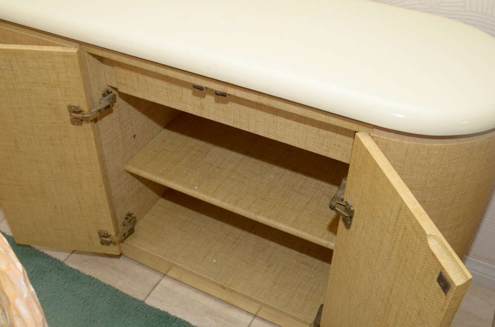 Contemporary Raffia Sideboard
