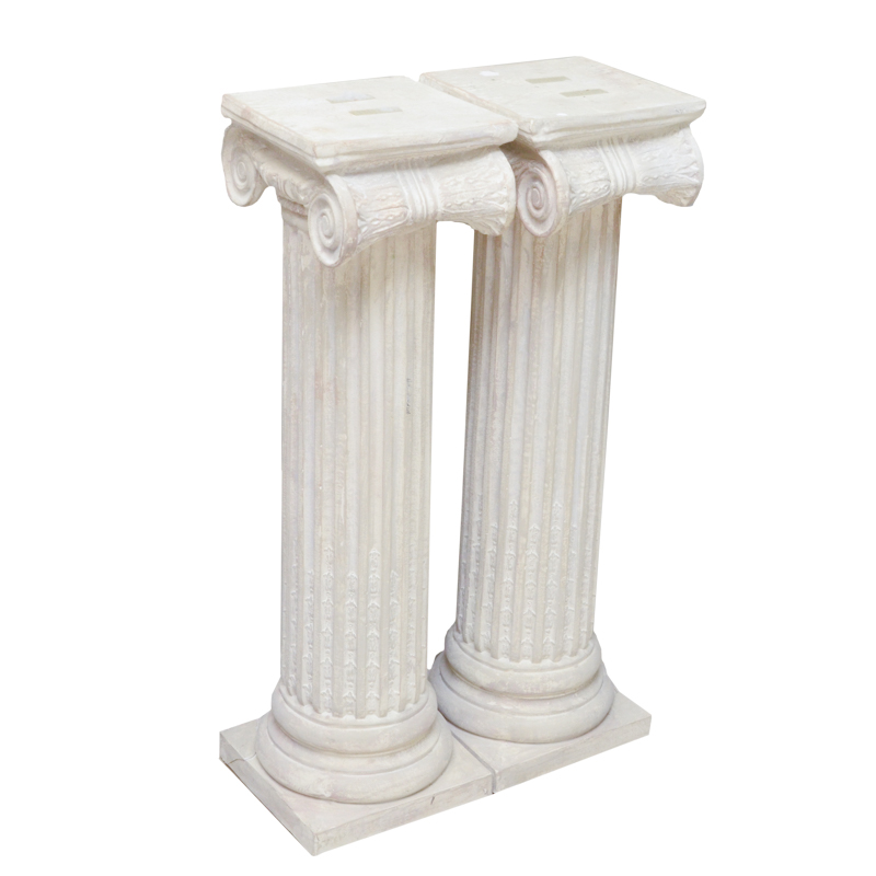Pair of Greco Roman Style Pedestals