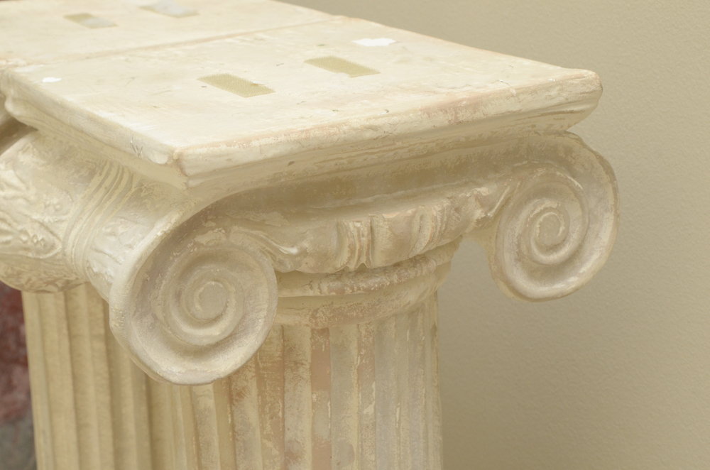 Pair of Greco Roman Style Pedestals
