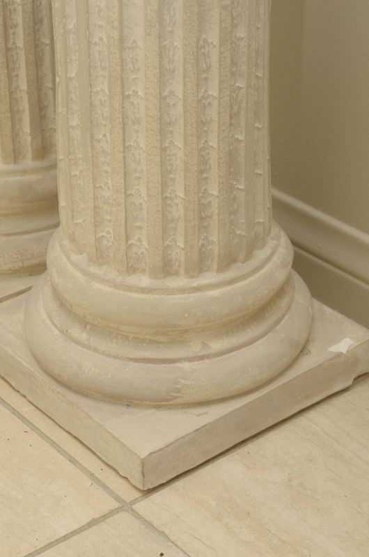 Pair of Greco Roman Style Pedestals