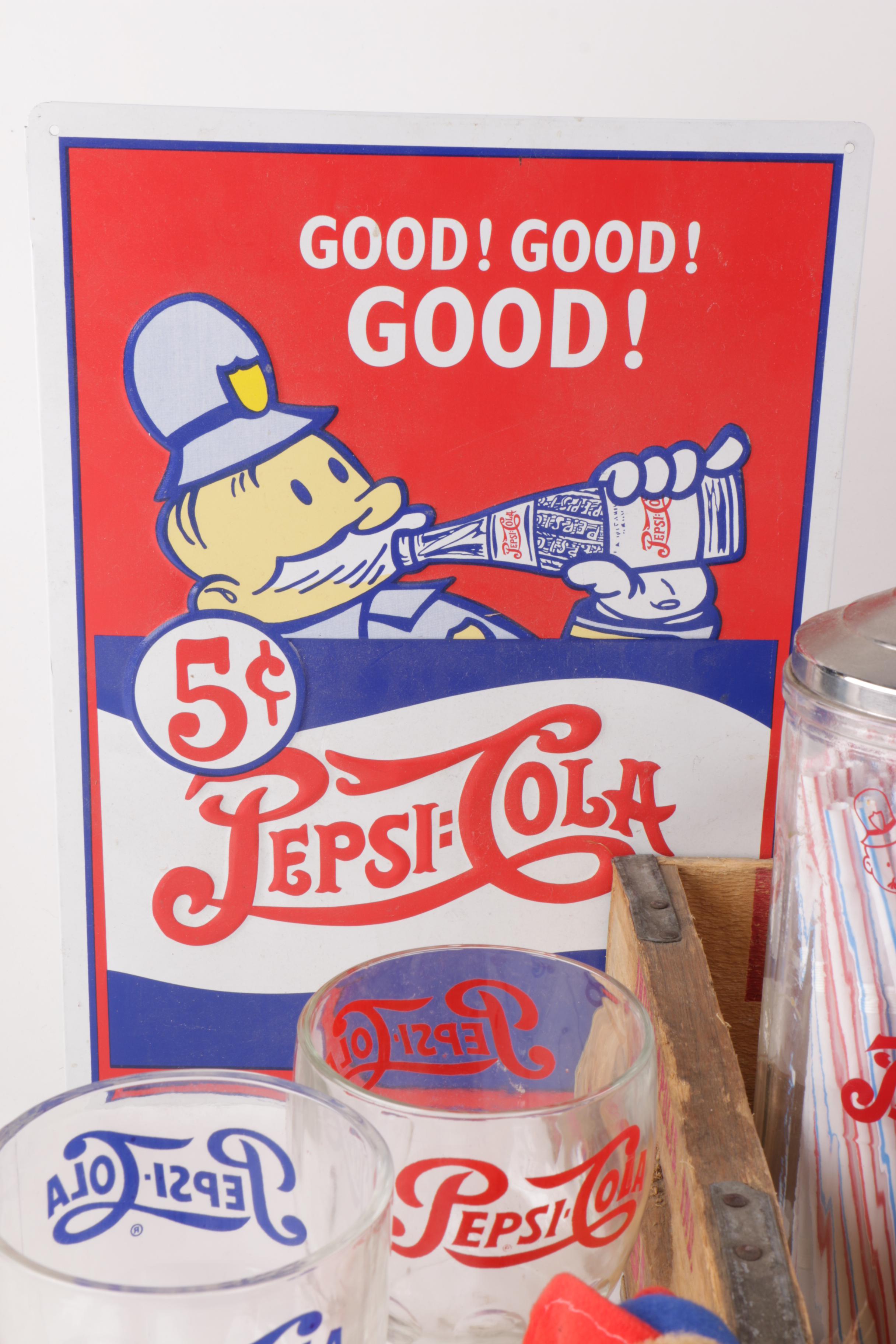 Assortment of Pepsi Collectibles