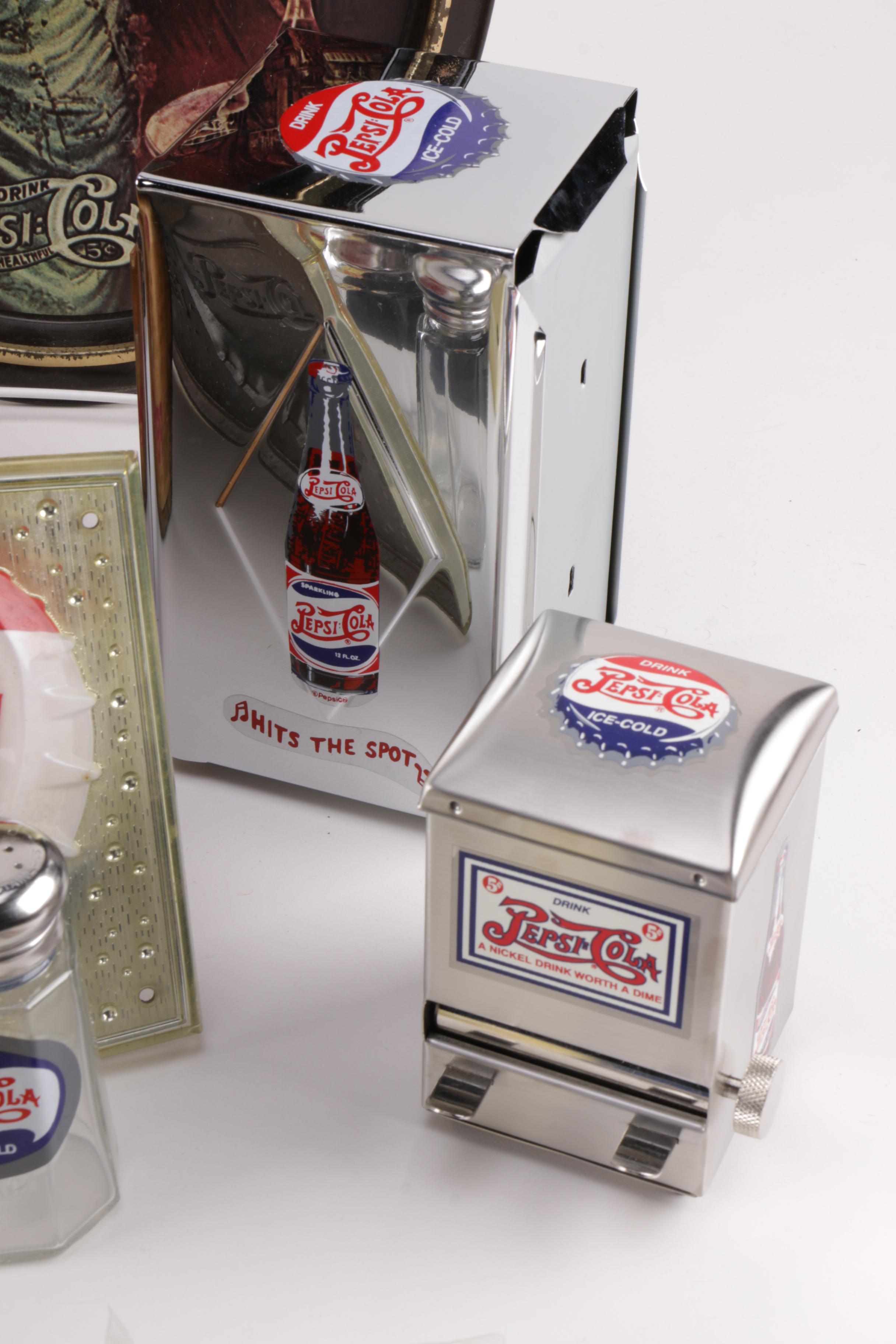 Assortment of Pepsi Collectibles
