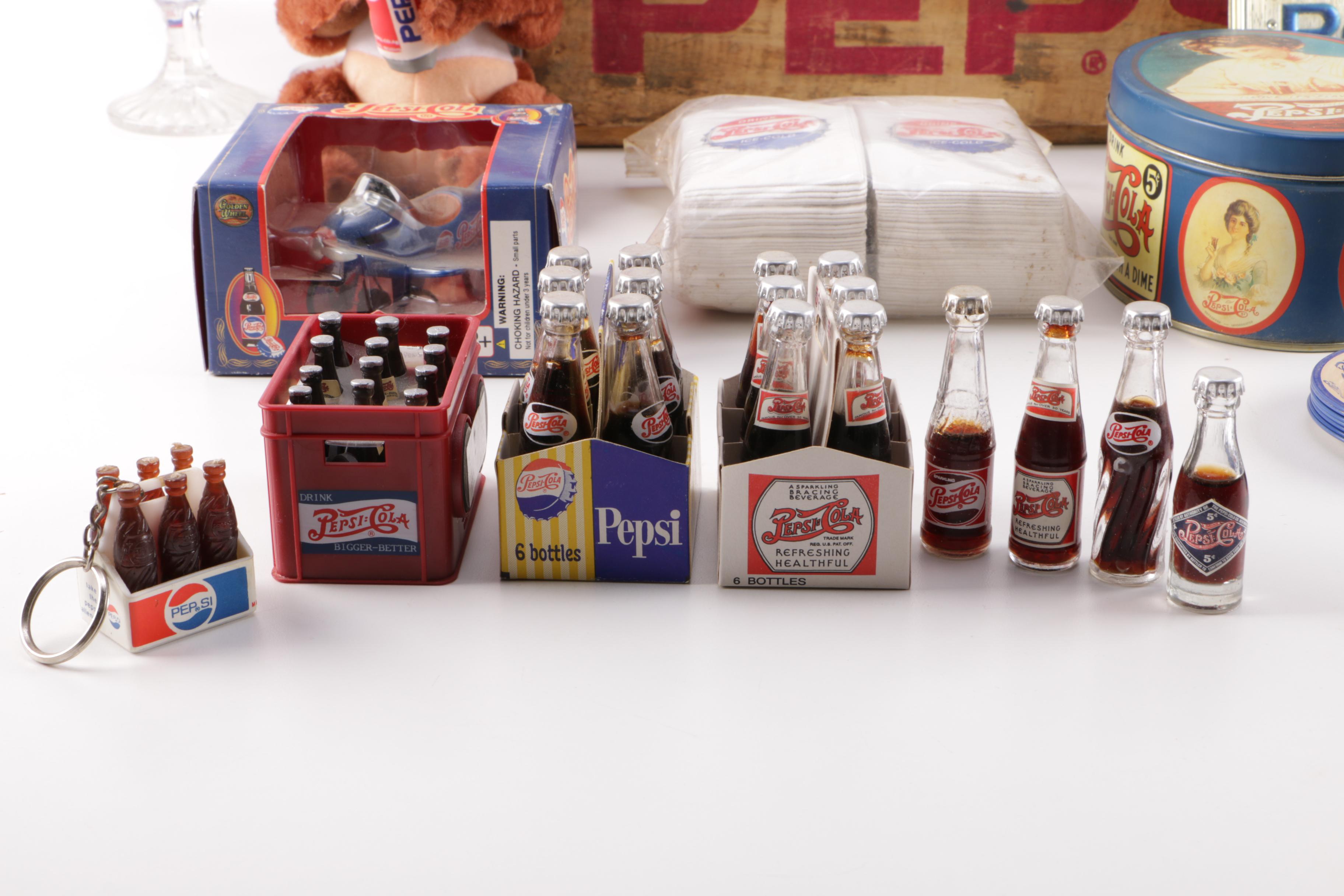 Assortment of Pepsi Collectibles