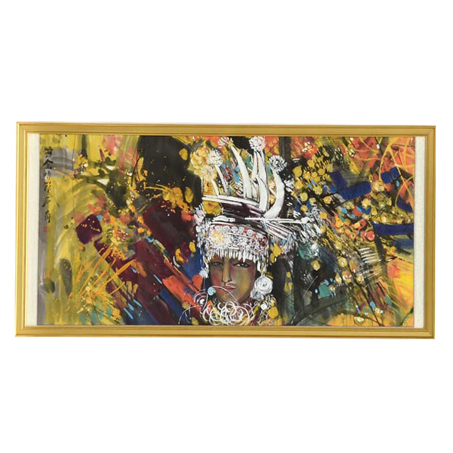 Shi Qi Original Gouache and Ink Painting "Harmony"