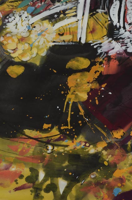 Shi Qi Original Gouache and Ink Painting "Harmony"