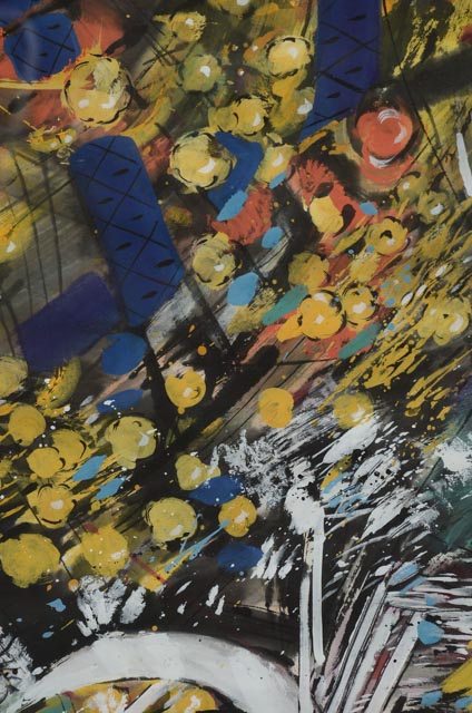 Shi Qi Original Gouache and Ink Painting "Harmony"