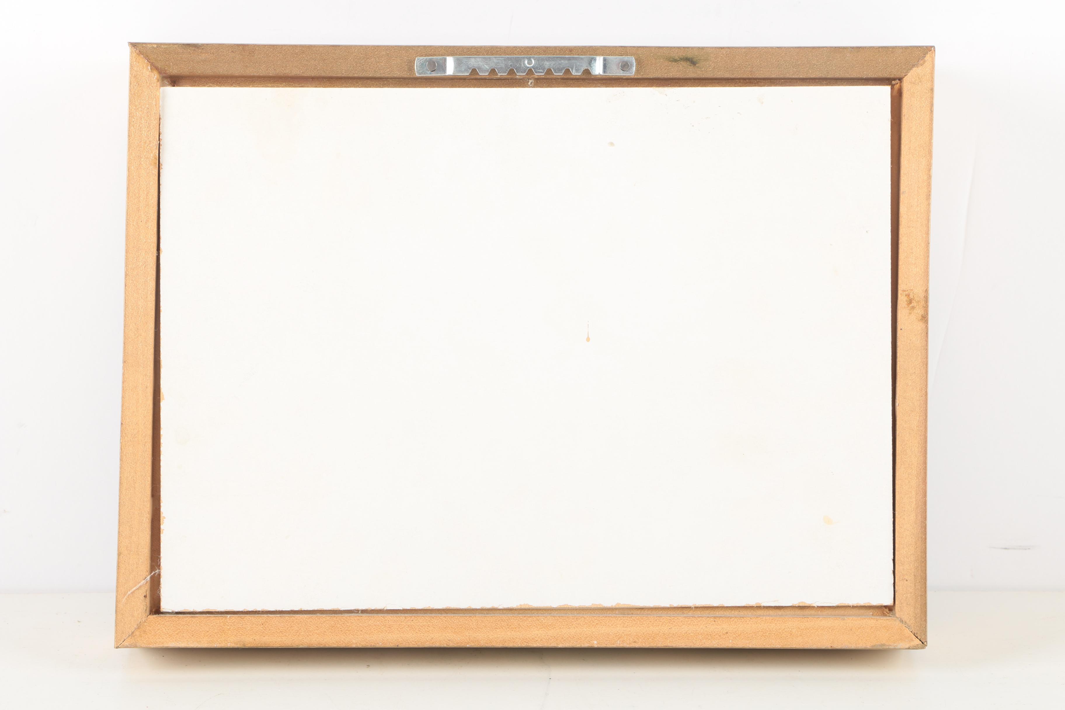 After Anton Pieck 3D Decoupage Collages With Offset Lithographs in Shadow Boxes