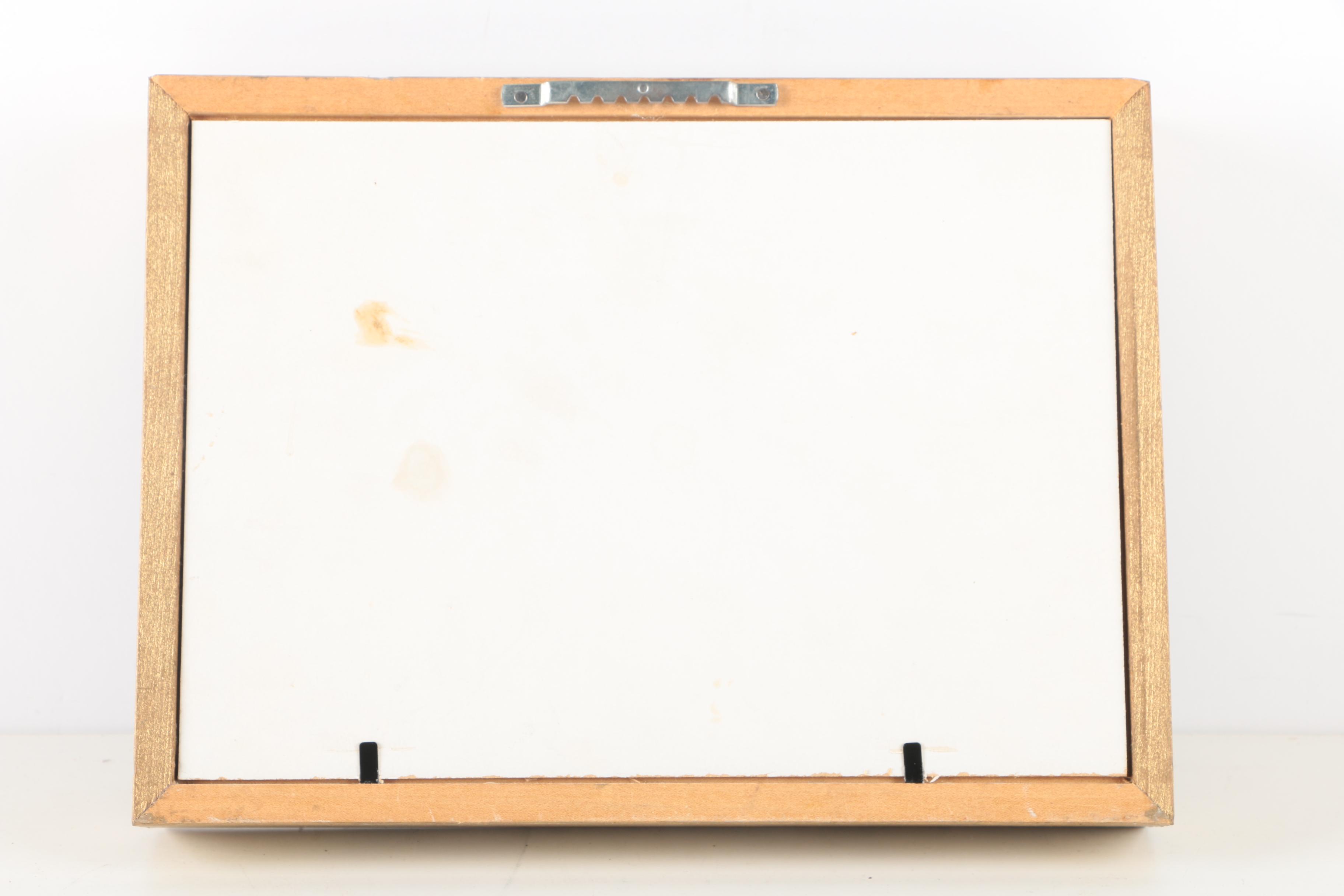 After Anton Pieck 3D Decoupage Collages With Offset Lithographs in Shadow Boxes