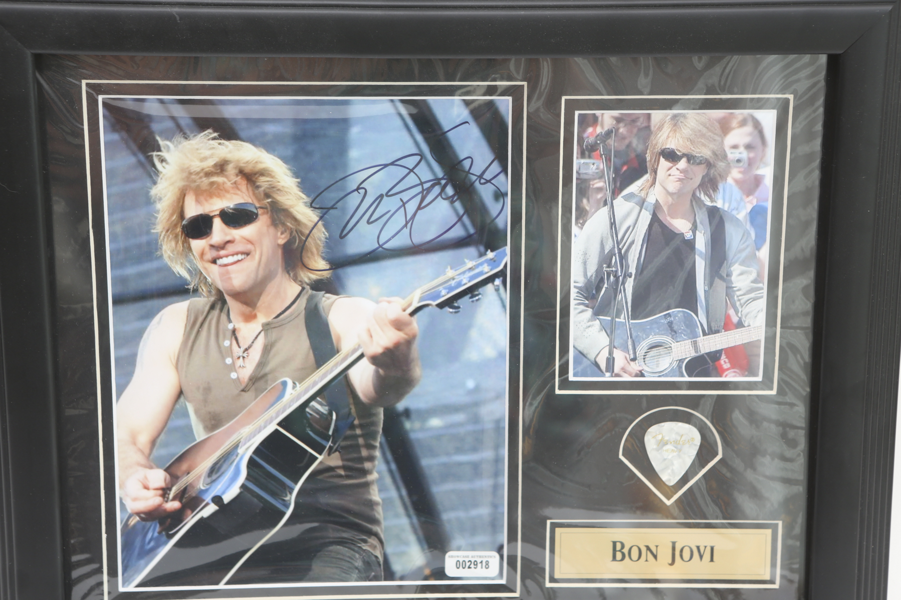 Signed Jon Bon Jovi Photo From Showcase Authentics