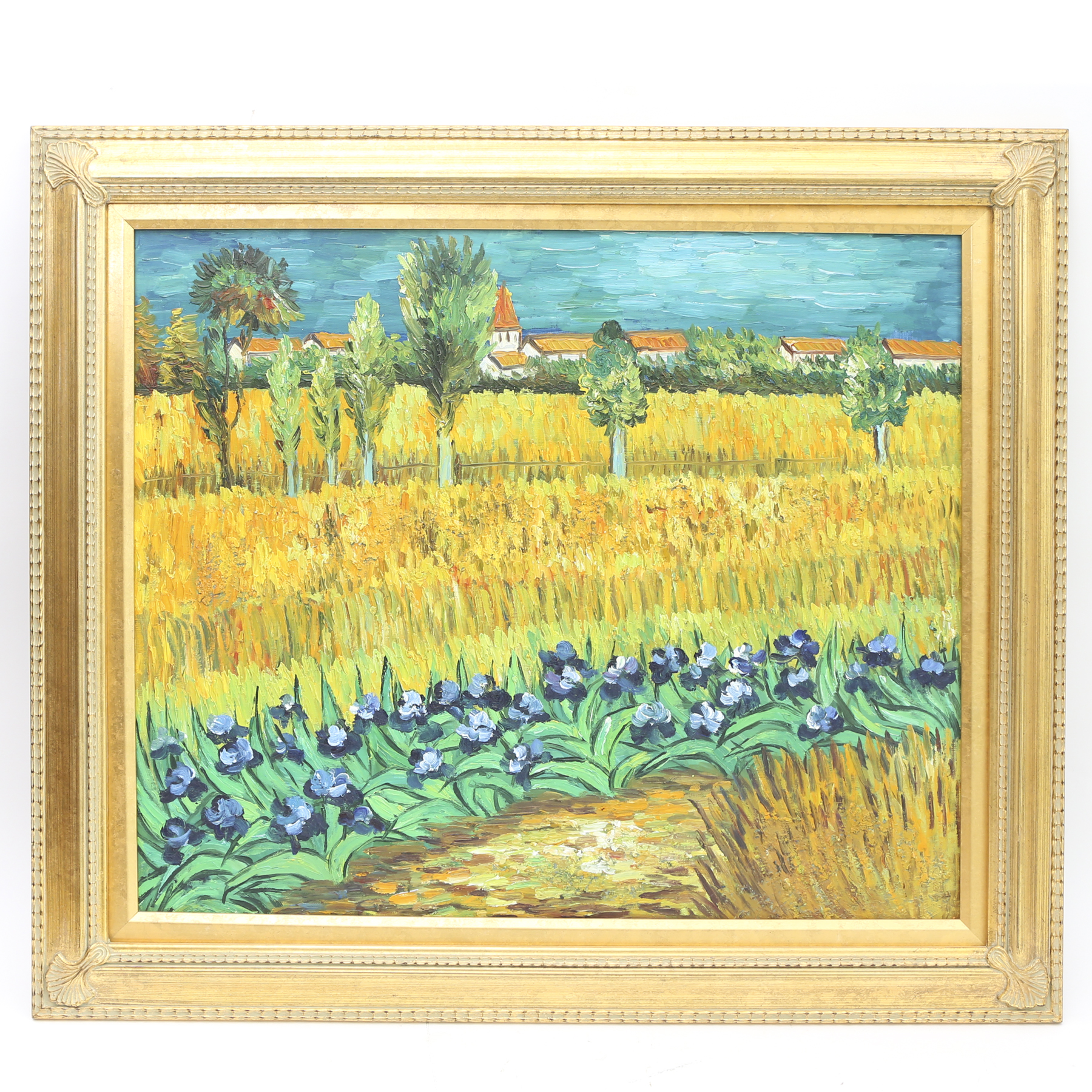 Van Gogh-Inspired Oil Painting on Canvas