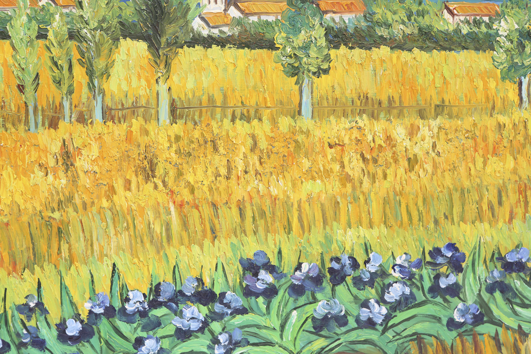 Van Gogh-Inspired Oil Painting on Canvas