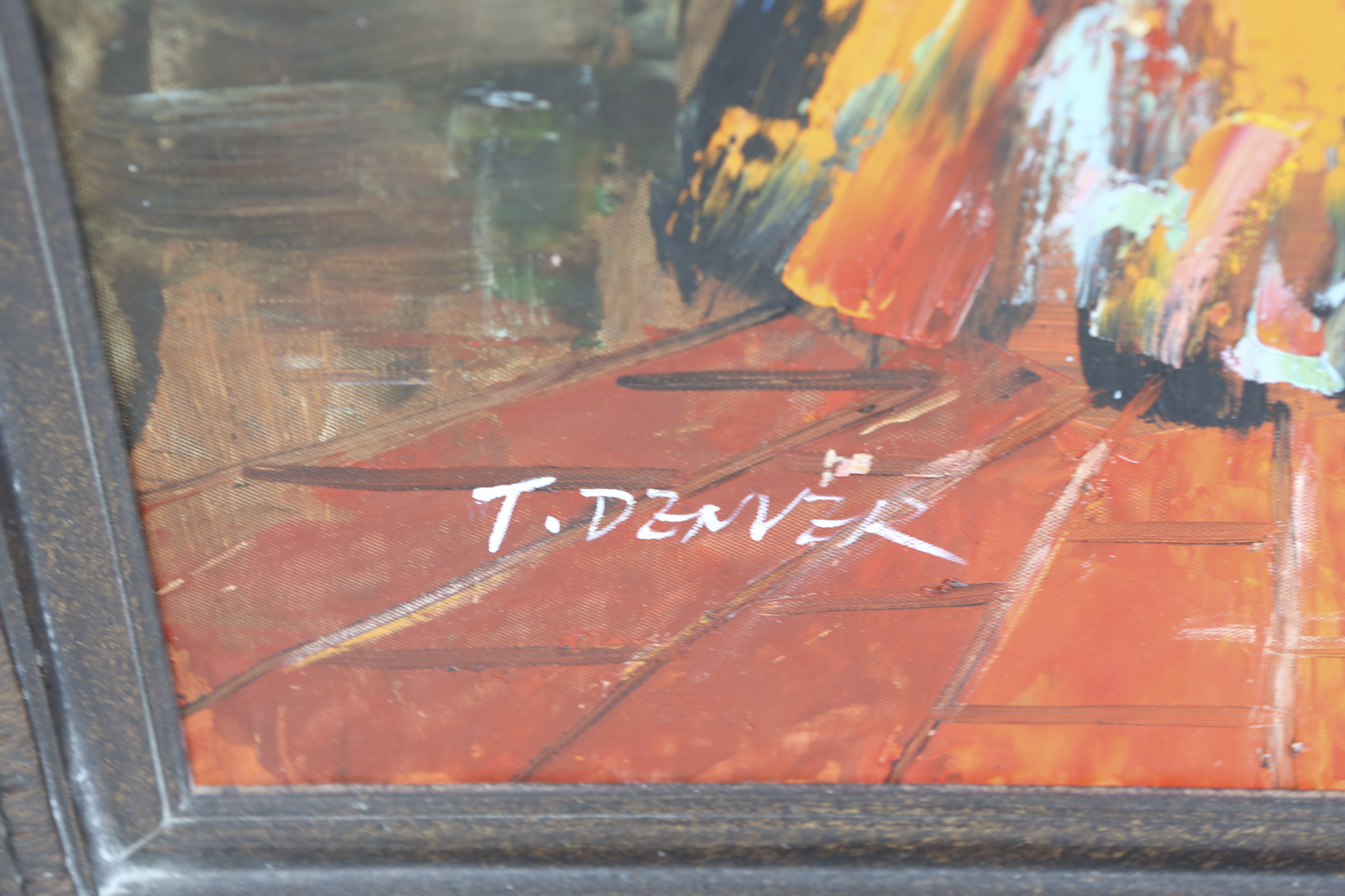 T. Denver Oil Painting on Canvas