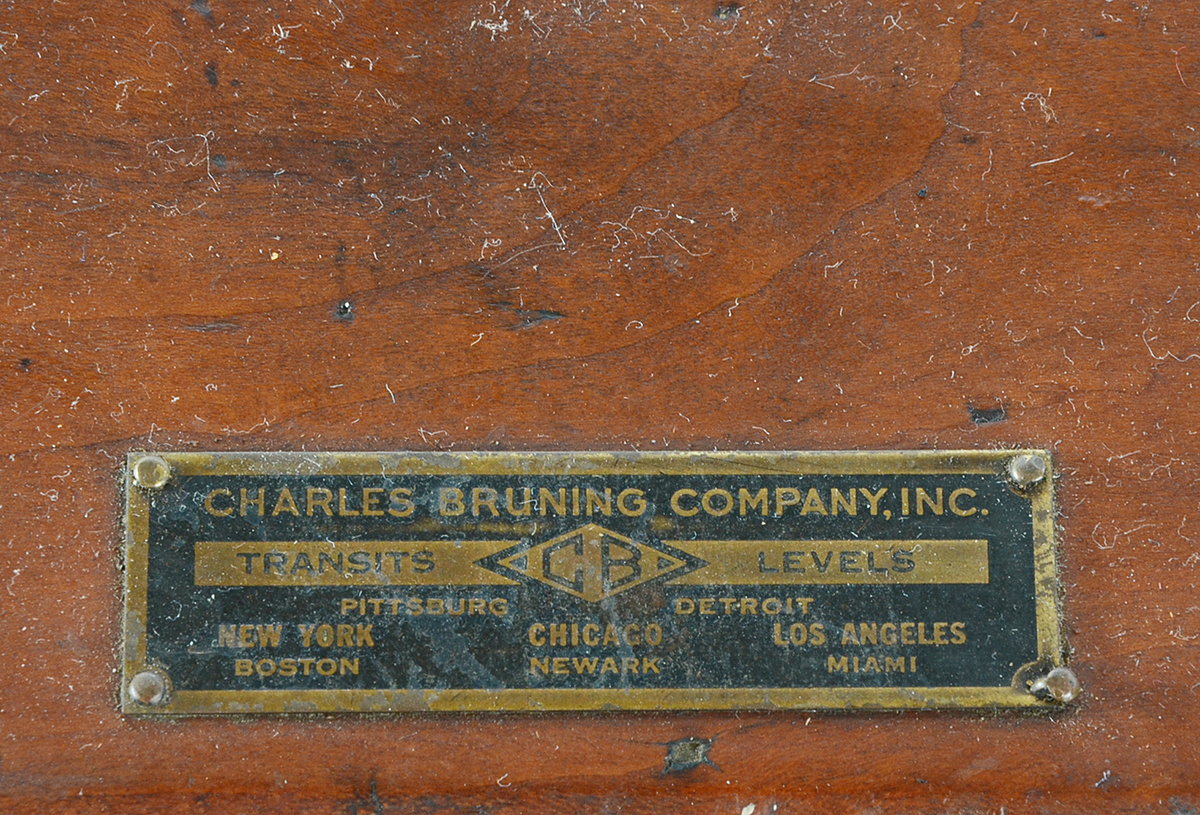 Antique Surveyor's Transit in Wooden Box