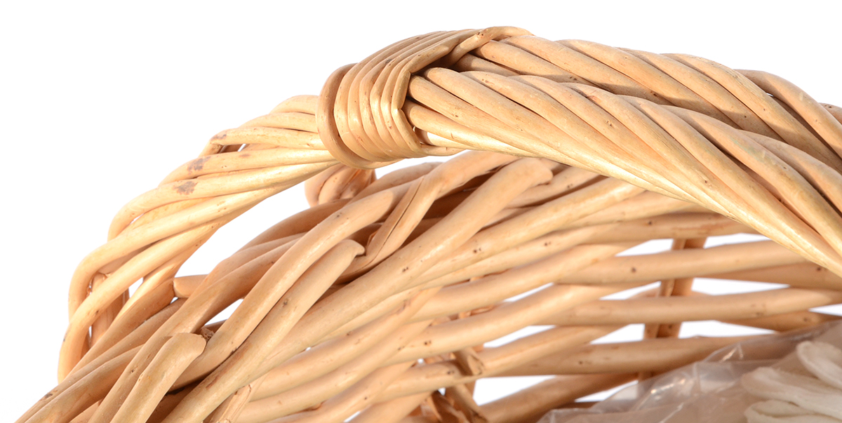 Vintage Assorted Table Linens in Basket