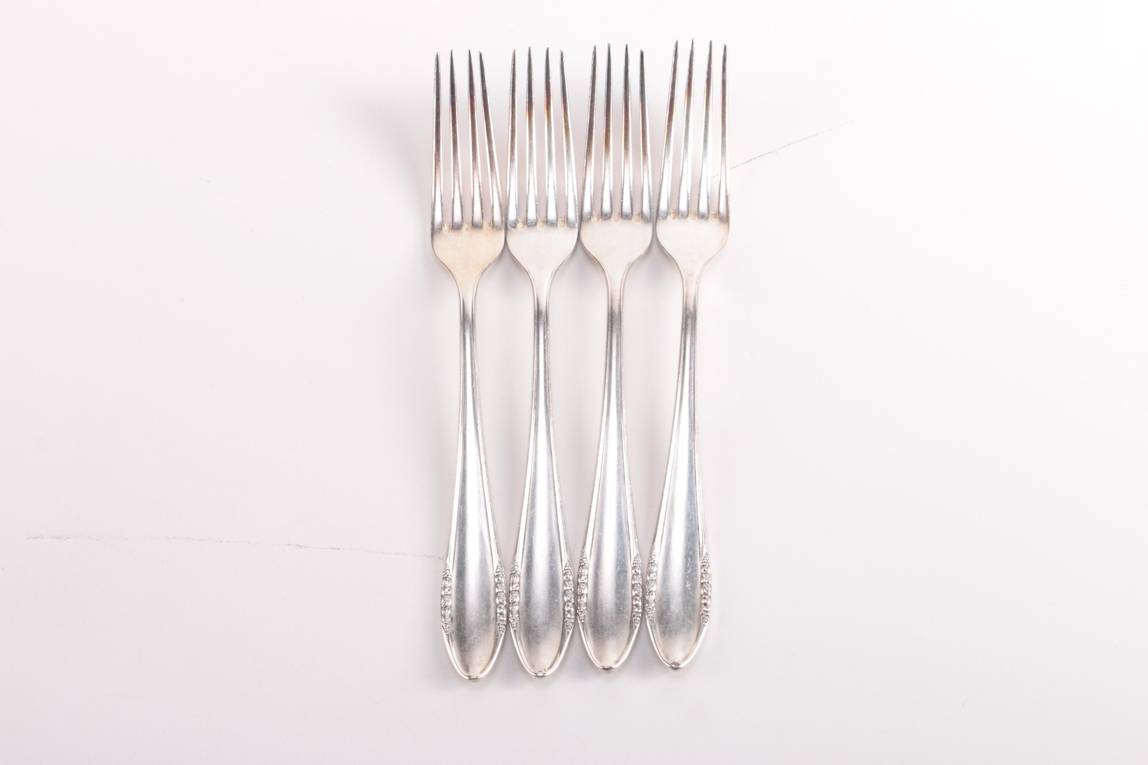 German Bremer Silberwarenfabrik Silver Plate Flatware