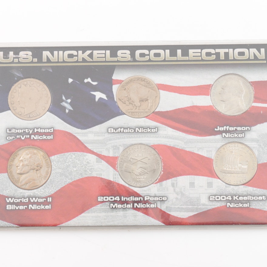 U.S. Nickel Collection including a 1904 Liberty