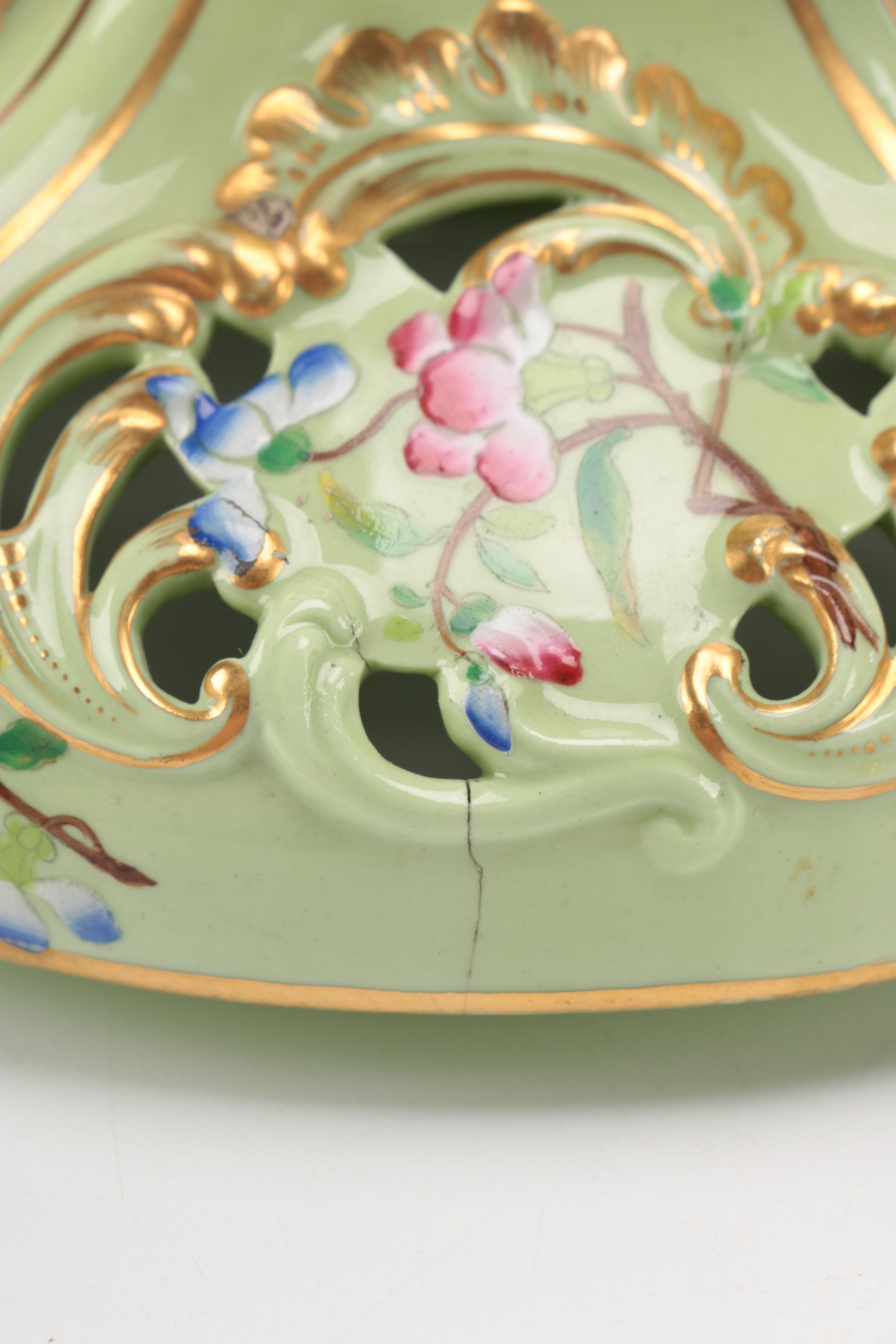 Hand Painted Porcelain Urns