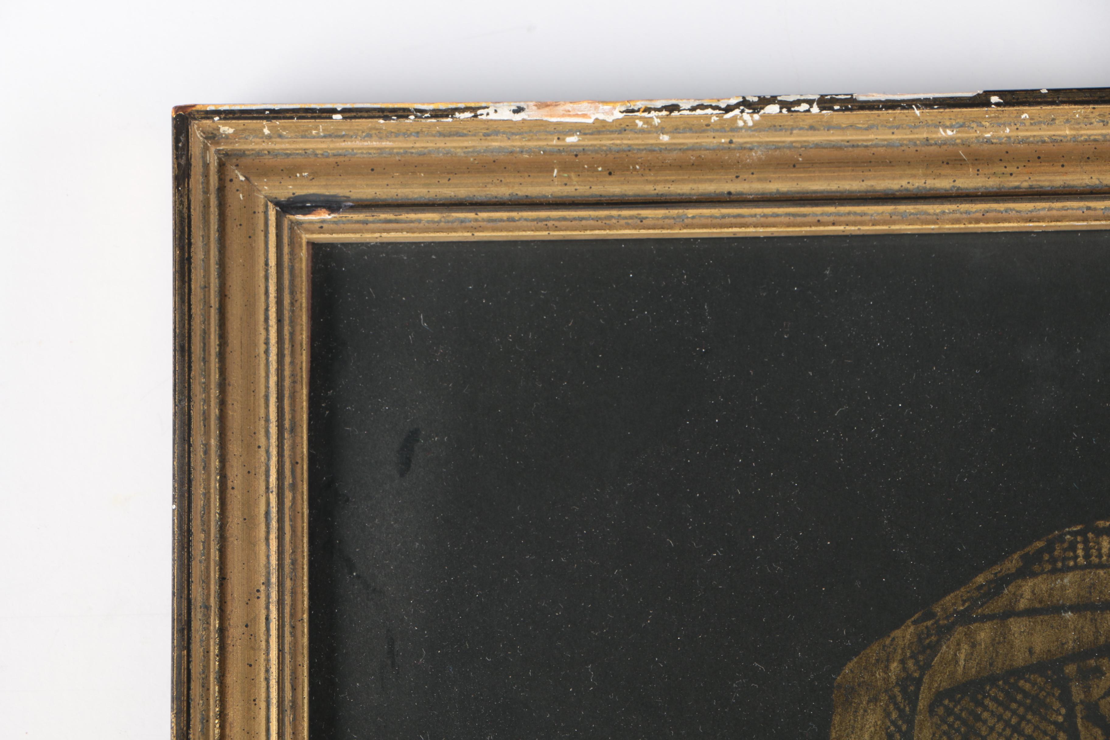 Woodblock After Original Tomb Rubbing "Margaret Bernard Peyton, Isleham, Cambrdigeshire - 1484"