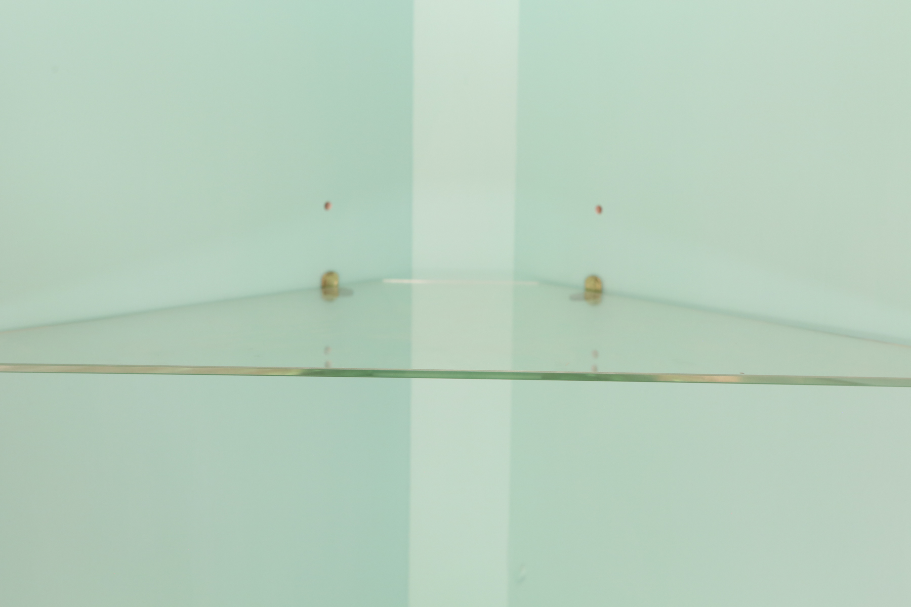 Custom Painted Hardwired Corner Shelf