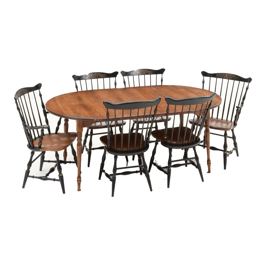 Reproduction L. Hitchcock Windsor Style Dining Set
